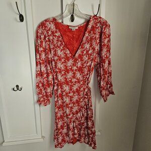 American Eagle Floral Wrap Dress